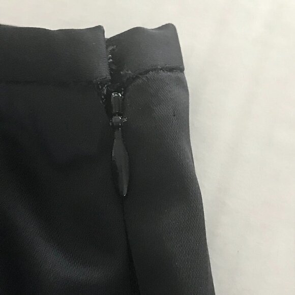 DKNY Black Shiny Pants - Size 6 - Picture 4 of 8